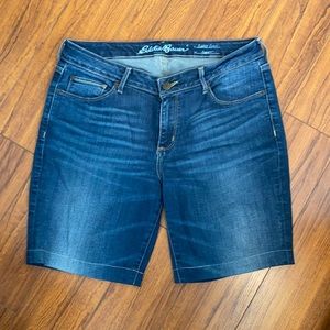 Eddie Bauer Petite Jean Shorts - Size 12P